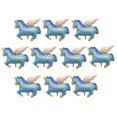 thumbnail image 5 of 10 piezas novedad Mini de papel volador Baby Shower decoración de de cumpleaños Azul Yuyangstore Mini globo de unicornio, 5 of 5
