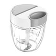 thumbnail image 2 of Picadora de ajo manual, procesador de alimentos, resistente, para uso doméstico, fácil de limpiar, profesional 900 ml, 2 of 9