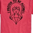 thumbnail image 3 of Daria - I Prefer To Be Alone - Men's Short Sleeve Graphic T-Shirt, 3 of 5
