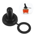 thumbnail image 2 of 20pcs Electrical Toggle Switch Cover Weatherproof Protector (Black), 2 of 8