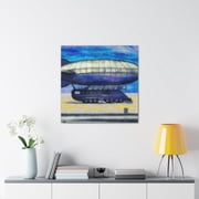 Lofty Art Deco Blimp - Canvas