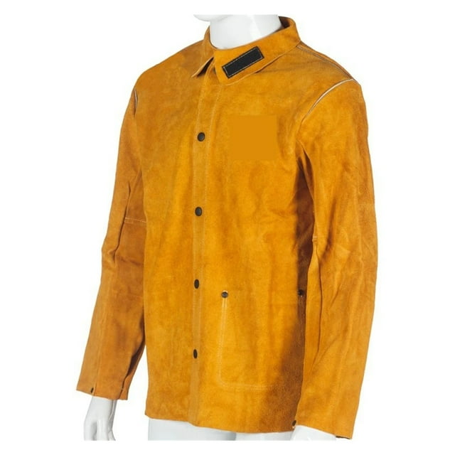 Leather Welding Jackets Argon Flame Welder Clothing Fireproof ,Easy to Use