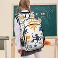 thumbnail image 7 of FORMRS Unisex School Backpack 17" Student Travel Bag with Laptop Compartment, Playful Forest, 7 of 7