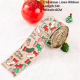 thumbnail image 1 of Rollo de cinta de Papá Noel de 5m, decoraciones navideñas para el hogar, guirnalda, adornos navideños, regalos para niños, 2024, 2023, 1 of 4