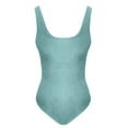 thumbnail image 3 of LOVZFMLL Débardeur Sans Manches à Col Bas Fileté pour Femmes Justaucorps Moulant Vert P, 3 of 4