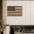 thumbnail image 5 of CONSDAN Wooden American Flag Wall Decor, Handcrafted Wall Art, USA Grown Hardwood, Rustic Wood Wall Flags, American Flag Wall Art, American Flag Decor | Regular Color, 24"x16", 5 of 5