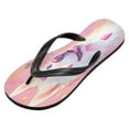 thumbnail image 2 of YAZAOOSummer Flip Flops Creatively Heartfelt Whiskers Simple Beach Sandals, 2 of 8