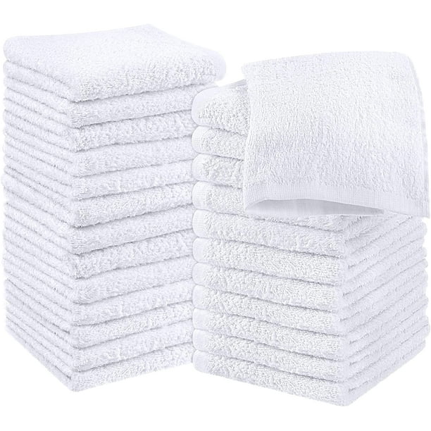 Towel, pure cotton, white terry cloth, high quality flannel
