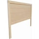 thumbnail image 3 of Cabecera Para Cama Queen Size Muebles GM Modelo Duela Pata Delgada Madera de Pino Sin Pintar, 3 of 4