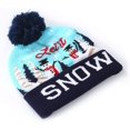 thumbnail image 3 of LAICAIW 6 Pack LED Light-up Hat Knitted Christmas Beanie Hat Unisex LED Christmas Cap, 3 of 7