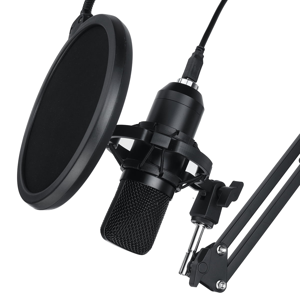 FDUCE USB Streaming Microphone Kit, Professional 192Khz/24bit  Studio Mic with Arm Stand Advanced Chipset, PC Microphone for Singing,  Gaming, Podcast, Zoom, Online-Teaching, , X9 : Electronics