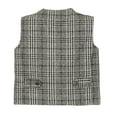 thumbnail image 3 of Gioberti Kids and Boys 3pc Tweed Vest with Matching Cap and Bow Tie, 3 of 6