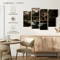 thumbnail image 4 of Elephant Stock Grist Mill At Babcock Park Wall Art - Horizontal Multi Panel Canvas - Dining Room Wall Decor - Nature Multi Panel - Black And Brown Decor - 52" x 32", 4 of 7