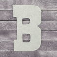 thumbnail image 3 of Wooden Letter Unfinished, Rustler Font, Craft Cutout, 3 of 3