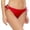 Red, variant on Women's Classic Bikini Bottoms, High Waist Triangle Swimsuit Briefs, Basic Swimwear Bottom for Vacation or Resort, Red - XL