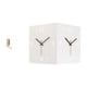 thumbnail image 1 of Gancho de pared plegable,Percheros plegables de pared,Reloj de pared de doble cara,Reloj de pared esquinero de doble cara para decoración del hogar,Reloj de esquina metálico de diseño, 1 of 8