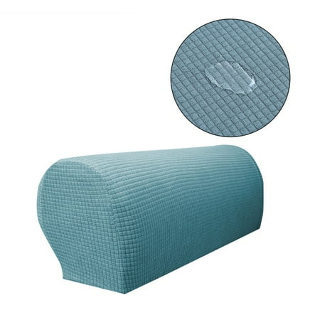Waterproof Sofa Fysho Waterproof Stretch Fabric Sofa Armchair Armrest Covers Slipcovers Anti-Slip Recliner Couch Arm Covers Furniture Protector(1 pair) ()