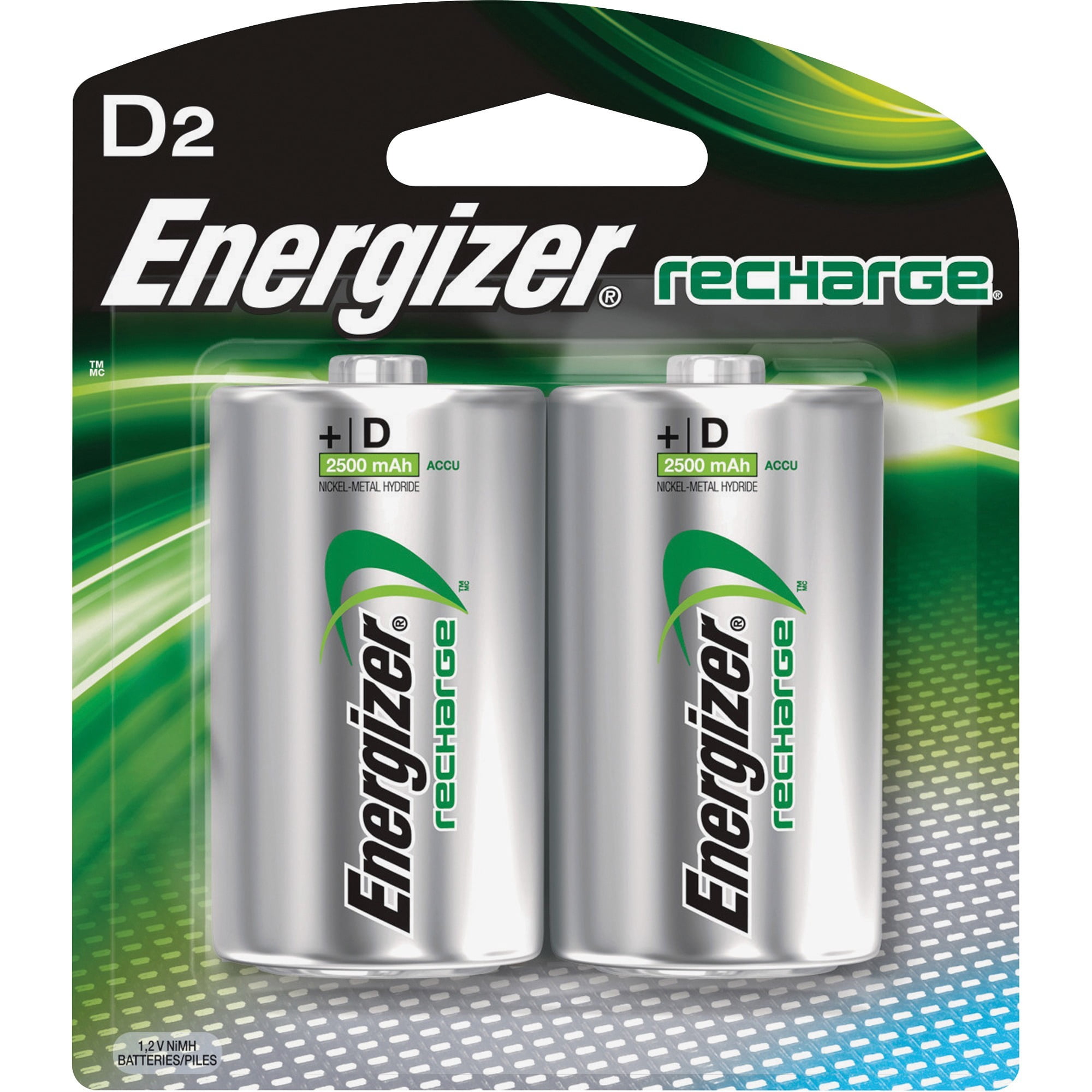 Energizer Rechargeable D Batteries 2 Count Walmart Walmart