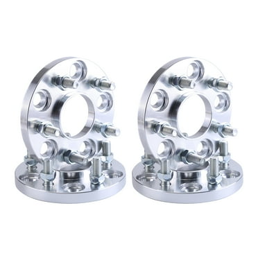 4PCS 114.3mm to 5x108mm Flange Hubcentric Wheel Adapter Spacers 15mm Hub Centric Wheel Adapters with 12x1.5 Thread Pitch