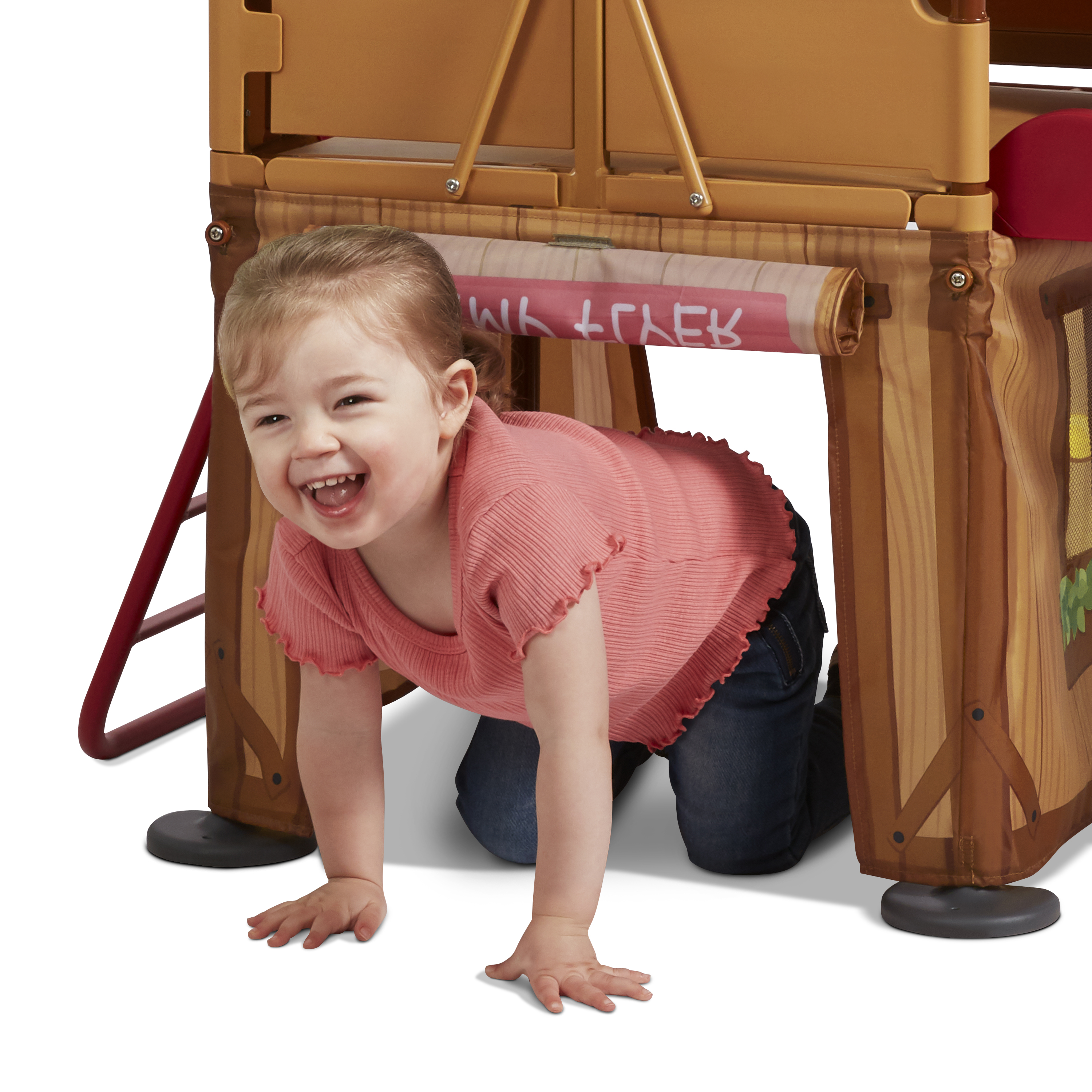 Radio Flyer, Folding Treetop Climber Playset with Slide, for Kids and Toddlers, Ages 2-5 years, Indoor and Outdoor Play - image 5 of 18