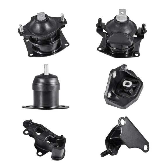 KFFKFF Engine and Transmission Mount Kit Replacement, Set of 6, Compatible with 2003–2007 Honda Accord 3.0L V6, Replace OE# A4526HY, A4517, A4527HY, A4524, A4544, A4525, Reliable Support