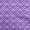 thumbnail image 1 of oneOone Polyester Lycra Violet Fabric Mughal Scroll Print Craft Projects Decor Fabric Printed By The Yard 56 Inch Wide, 1 of 4