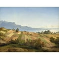 thumbnail image 3 of Alexandre Calame 14x12 Black Modern Framed Museum Art Print Titled - Swiss Landscape (C. 1830), 3 of 5