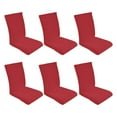 thumbnail image 1 of Bearachild Funda para silla de tamaño Universal de poliéster, 6 uds., aplicaciones amplias, excelente funda elástica para silla Decoración del hogar, 1 of 6