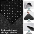 thumbnail image 3 of Black White Moon Star Pattern Kitchen Rugs Sets Of 3,Kitchen Runner Rugs Non Skid Washable,Decorative Kitchen Floor Mats for Kitchen,Sink,Laundry,17"x30"+ 17"x47" + 17"x59", 3 of 6