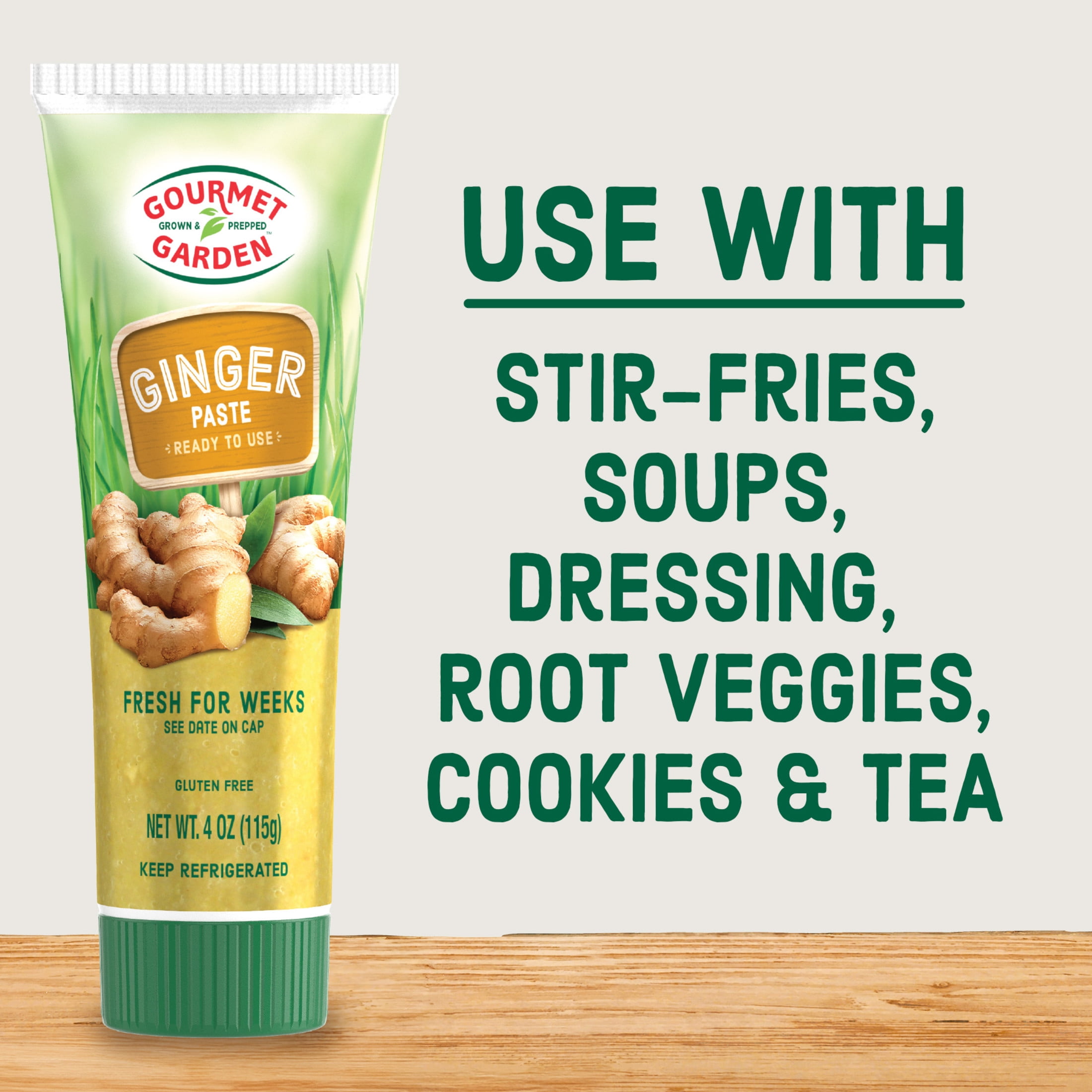Gourmet Garden Ginger Stir-in Paste, 4.0 oz Tube