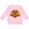thumbnail image 2 of Inktastic Thanksgiving Day Turkey Football Fan Toddler Sweatshirt, 2 of 4