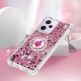 thumbnail image 5 of Funda para Xiaomi Redmi Note 12 Pro 5G con Brillo Líquido Flotante, Purpurina, Parachoques y Anillo Giratorio Soporte, 5 of 5