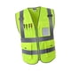 thumbnail image 5 of 2x Chaleco de Seguridad con Visibilidad Y Reflejo de Chaleco de 360 degree para Trabajadores de La Construcción, Cruceros de Tráfico, Policía Zulema chaleco de seguridad de ropa de trabajo, 5 of 8