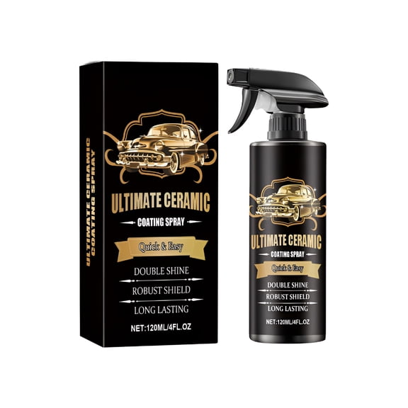 RAGUPEL Ultimate Ceramic Coating Spray;Automobile Coating Cleaner; Automobile Coating Waterproof Coating Agent，120ml