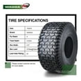 thumbnail image 3 of One 15X6-6 Lawn Mower Tractor Cart Turf Tire 4 Ply 15x6-6 -13114, 3 of 5