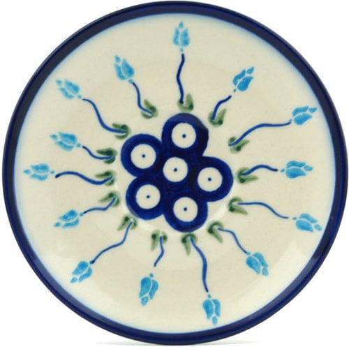 Polmedia Floral Peacock 5.5'' Saucer