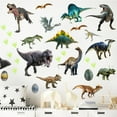 thumbnail image 4 of Dinosaur Stick Wall Art Decals Color Animal DIY Wall Stickers Suitable For Children's Baby Bedroom, Kindergarten, Classroom and Living Room Decoration..., 4 of 6