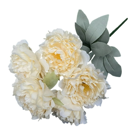 Artificial Peony Bundle UV Resistant Faux Peony Flowers Realistic Fake Peony Branch for Home Decor Party Wedding Centerpiece Floral Arrangements