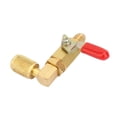 thumbnail image 2 of Ángulo de curvatura de 90 ° Válvula de bola SAE de 1/4 pulg. Válvula de reemplazo de refrigerante de CA R410A/R134A/R12 (rojo), 2 of 8