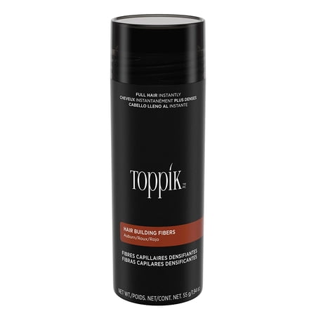 Toppik Hair Building Fibers, Fill In Fine or Thinning Hair, Auburn - 1.94 oz