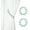 Blue, variant on SUQ I OME White Magnetic Pearl Beaded Curtain Tieback 2 Count