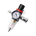 thumbnail image 4 of Colaxi Water Oil Separator Air Pressure Regulator 1/4inch Durable Practical Compressed Air Regulator for Pneumatic Component, 4 of 8
