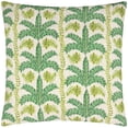 thumbnail image 1 of Wylder Patera Palm Print Cushion Cover 43cm x 43cm Green/Yellow, 1 of 3