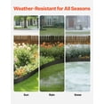 thumbnail image 5 of Steel Landscape Edging 5 Pack - 39x4in Rustproof Garden Border, Black Metal Lawn Edging for Flower Beds, Flexible Yard Edging for Landscaping, 5 of 11