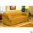 thumbnail image 4 of Classic Slipcovers  Microfiber Velvet Loveseat Slipcover Silver, 4 of 5