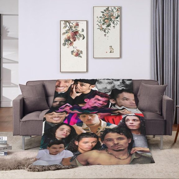 Blanket Anthony Ramos Soft and Comfortable Wool Fleece Throw Blankets Gift for Home Decoration Sofa Office car Camping Yoga Travel Home Decoration Cozy Plush Beach