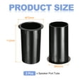 thumbnail image 2 of Tube de Port de Haut-Parleur 60mm x 112mm Caisson de Basses 2 Pcs, 2 of 6