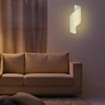 thumbnail image 4 of Light Sconce Lighting Fixtures Wall Mounted Energy-Saving Aluminum Alloy Modern Corridor Garden Porch Decoration , White, 4 of 7