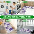 thumbnail image 5 of Purple Modern Art Abstract Painting Kitchen Mats for Floor Cushioned Anti Fatigue 2 Piece Set Kitchen Runner Rugs Non Skid Washable Purple Smear, 5 of 6