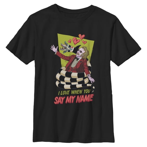 Boys Beetlejuice I Love When You Say My Name T Shirt